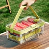Portable food storage boxes for grains and vegetables, refrigerator food storage boxes, lunch boxes, outdoor picnic baskets, snack and fruit storage boxes details Picture